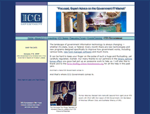 Tablet Screenshot of icggov.com